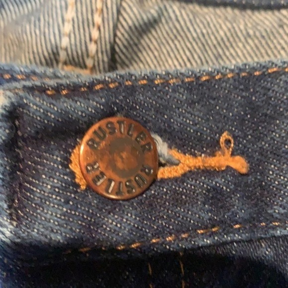 Rustler Mens Regular Fit Blue Jeans. Size 38x30 - Picture 2 of 5